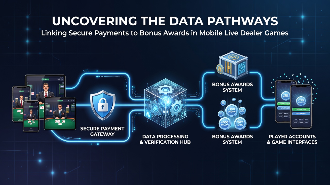 Mobile app interface showing bonus award after secure deposit in live dealer game
